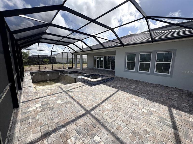 Exterior details and patio area of a home in EVERLY at Wellen Park, Venice (Image 3).