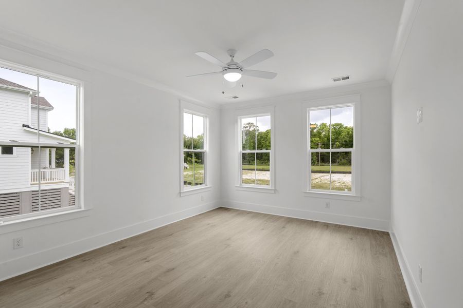 Spacious, unfurnished interior of a new home in Miller's Crossing, Johns Island (Image 24). Spacious, unfurnished interior of a new home in Miller's Crossing, Johns Island (Image 24).