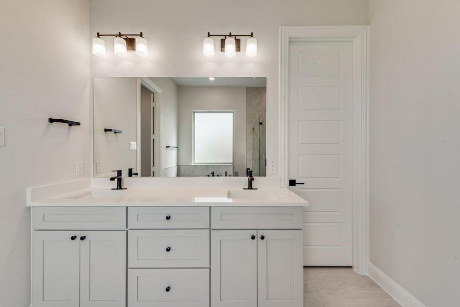 Furnished interior view inside a new home in Villages of Creekwood, Frisco (Image 13). Furnished interior view inside a new home in Villages of Creekwood, Frisco (Image 13).