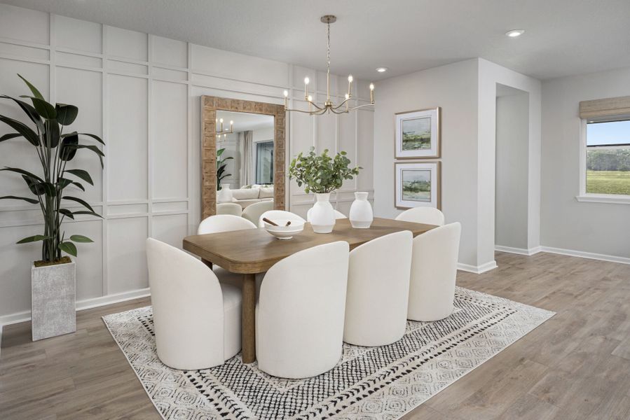Representative furnished interior of a home built from the Glades by Mattamy Homes in Pasadena Ridge, Zephyrhills (Image 7).