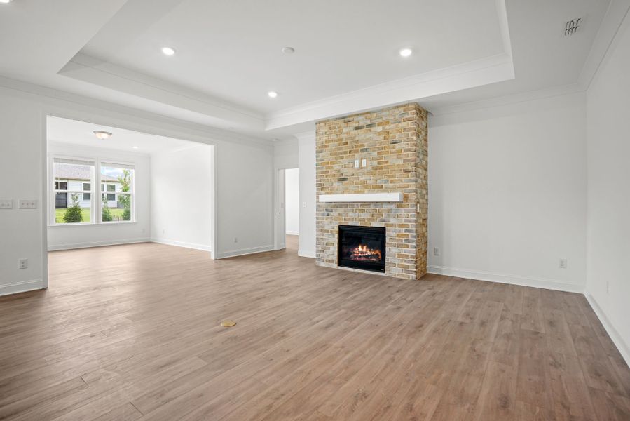 Spacious, unfurnished interior of a new home in Carolina Riverside, Belmont (Image 66).
