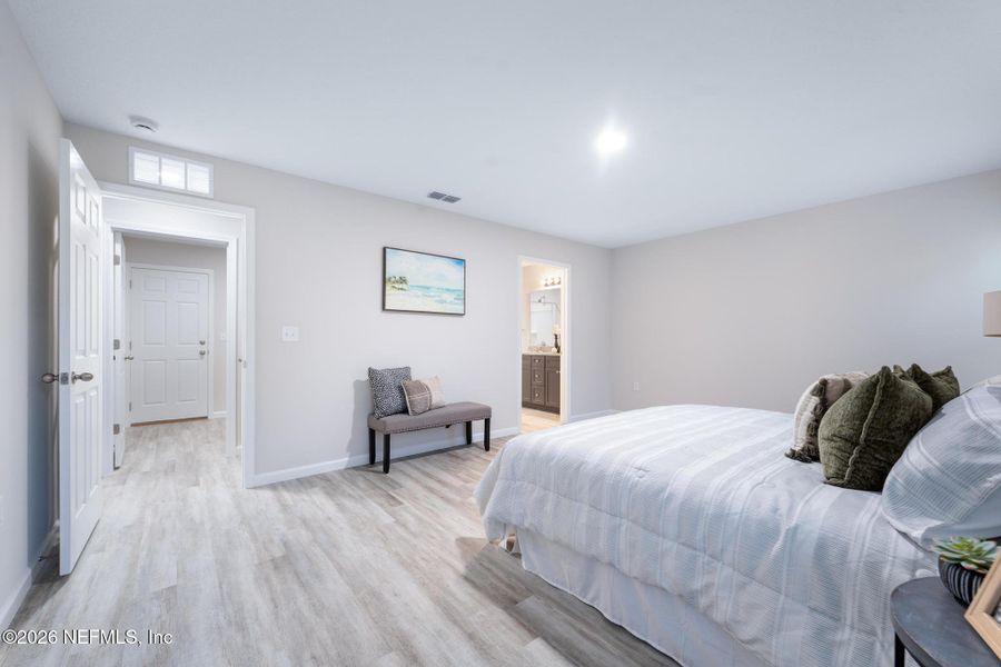 Furnished interior view inside a new home in , Jacksonville (Image 20).