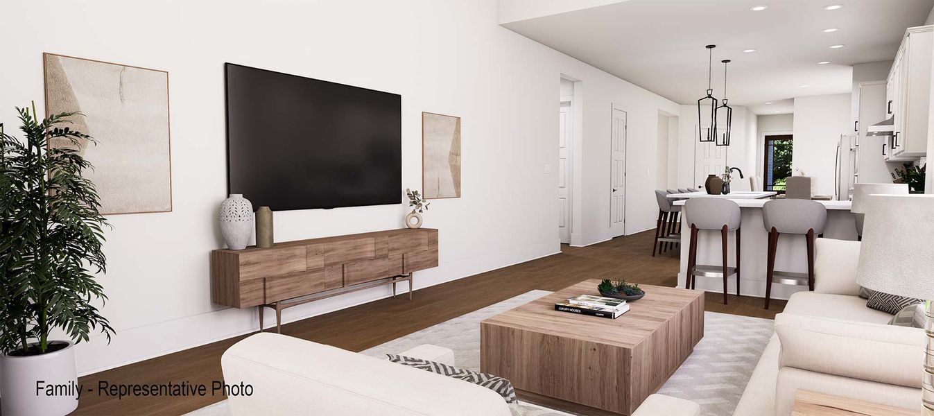 The Denton - Family Room The Denton - Family Room