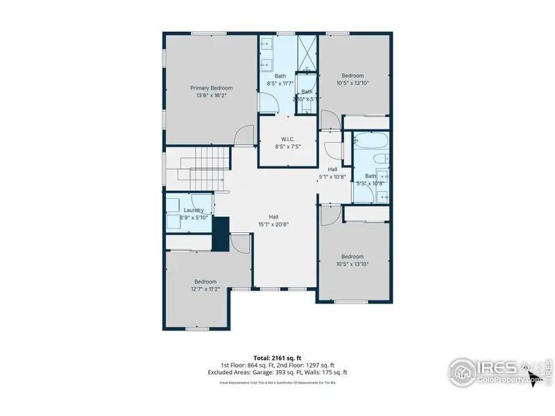 2D floor plan layout of this home in , Greeley, CO (Image 7).