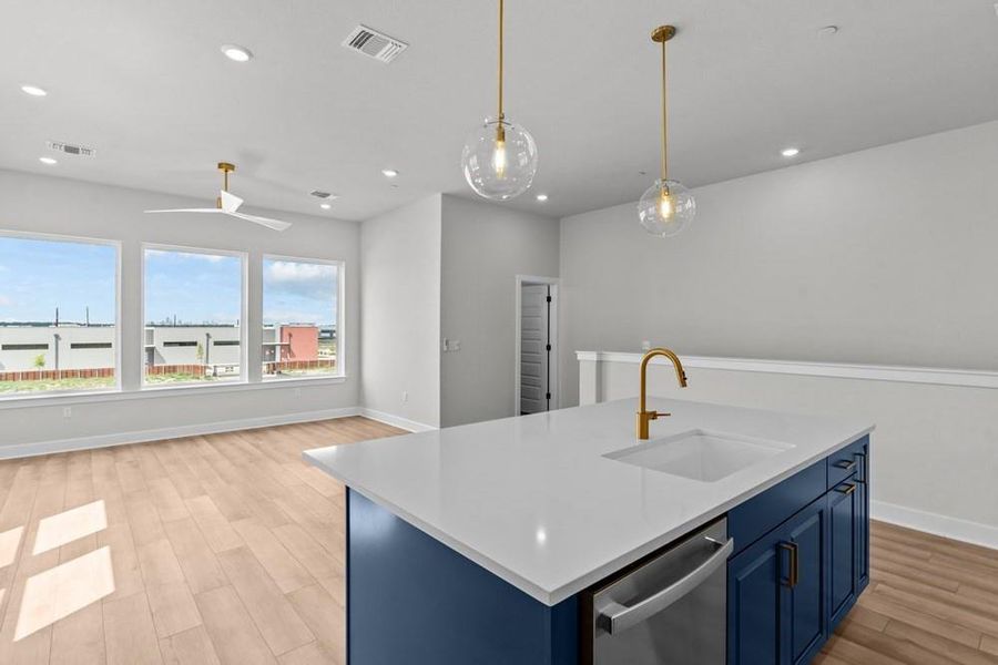 Kitchen Island - Family Room