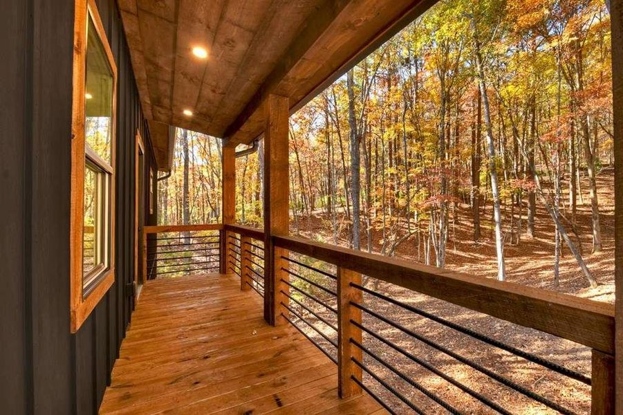 Exterior details and patio area of a home in , Morganton (Image 35).