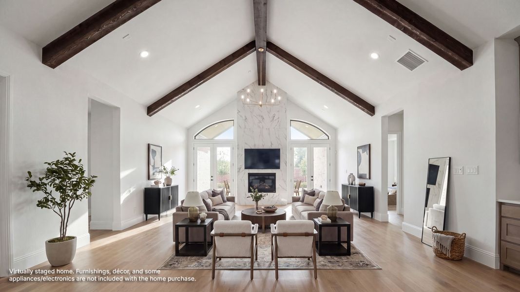 Furnished interior view inside a new home in Adkins Park, Hurst (Image 8).
