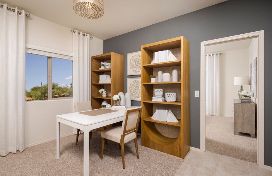 Representative furnished interior of a home built from the Poppy by Pulte Homes in Festival Foothills, Buckeye (Image 10).