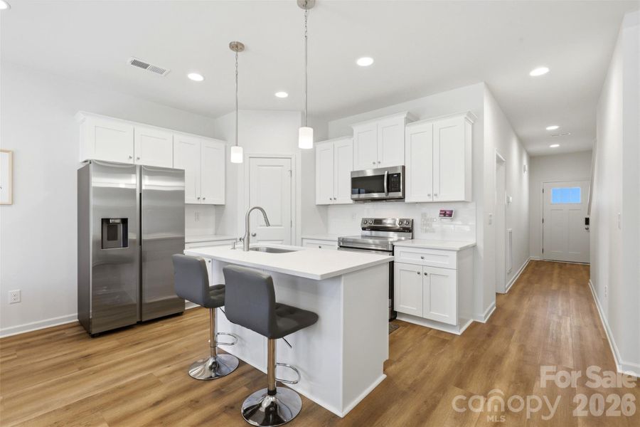 Furnished interior view inside a new home in , Charlotte (Image 9).