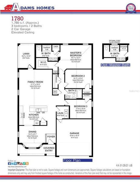 2D floor plan layout of this home in , Newberry, FL (Image 5).