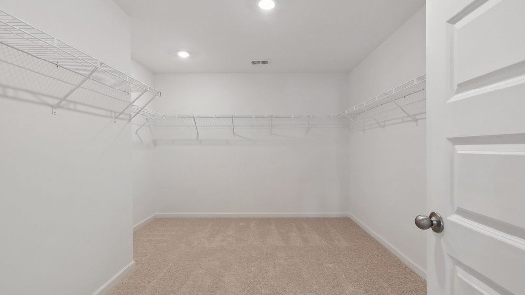 Representative furnished interior of a home built from the Meridian II by DRB Homes in Westwind Estates, Hampton (Image 37).