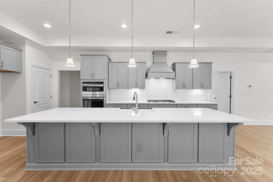 Furnished interior view inside a new home in The Courtyards on New Hope, Gastonia (Image 7).