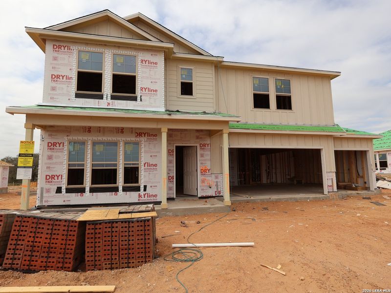 In-progress construction of a new home in Hickory Ridge, Elmendorf, TX (Image 26). In-progress construction of a new home in Hickory Ridge, Elmendorf, TX (Image 26).