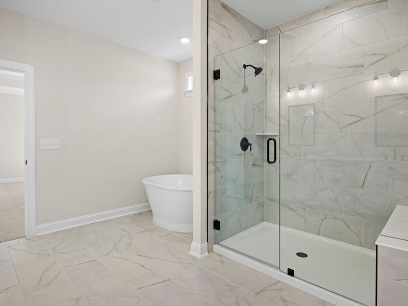 Furnished interior view inside a new home in Rockport, Wake Forest (Image 14).