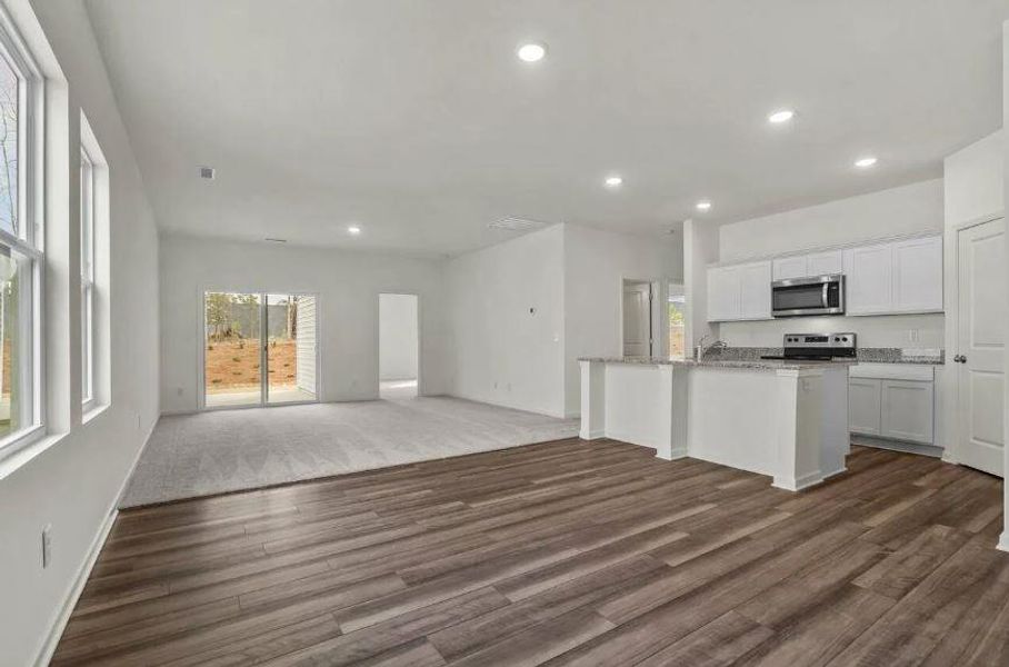 Dining to Kitchen & Family Room - Representative Photo Dining to Kitchen & Family Room - Representative Photo