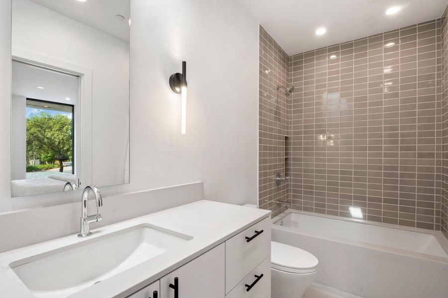 Furnished interior view inside a new home in , West Lake Hills (Image 9).