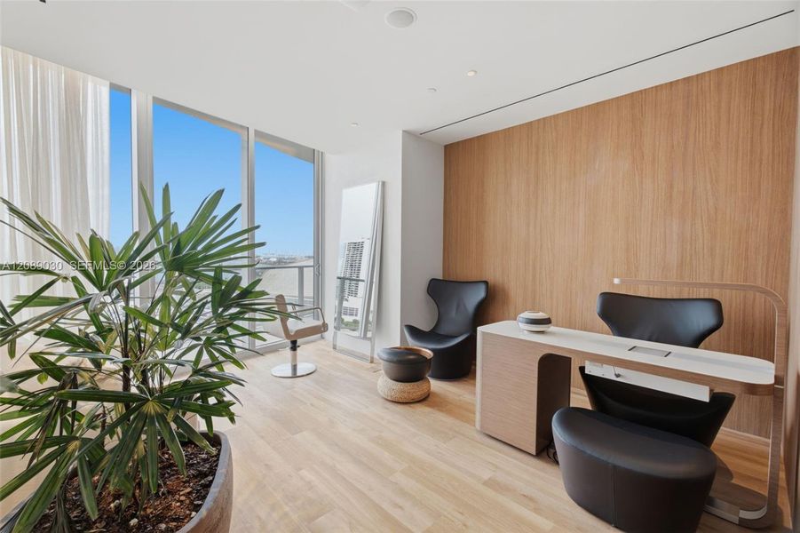 Furnished interior view inside a new home in , Miami (Image 8).
