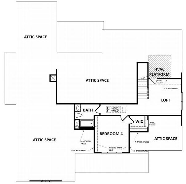 2D floor plan layout for the The Riley | Front Entry by Reliant Homes in Spring Creek, Monroe, GA (Image 3).