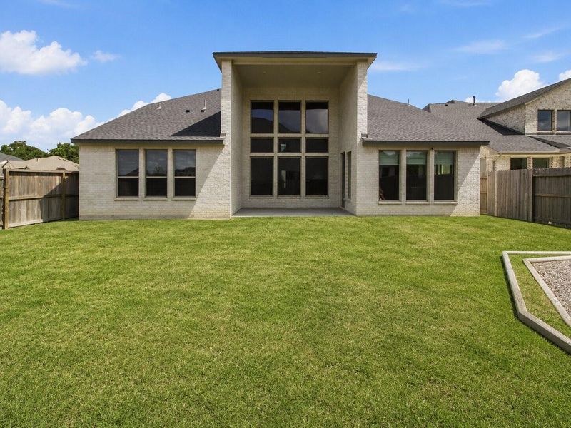 Exterior details and patio area of a home in The Trails, New Caney (Image 19). Exterior details and patio area of a home in The Trails, New Caney (Image 19).