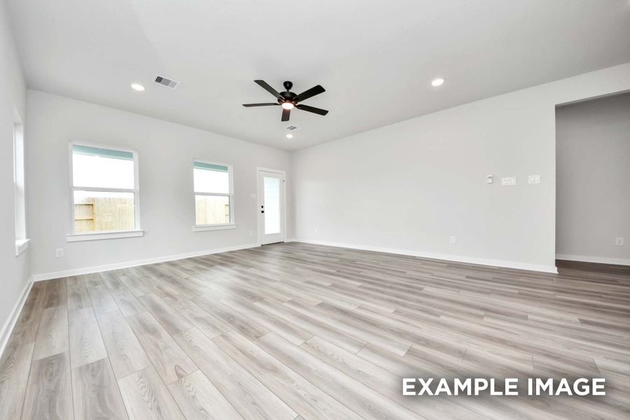 Representative unfurnished interior of a home built from the The Sorrento E by Davidson Homes LLC in Sundance Cove, Crosby (Image 33). Representative unfurnished interior of a home built from the The Sorrento E by Davidson Homes LLC in Sundance Cove, Crosby (Image 33).