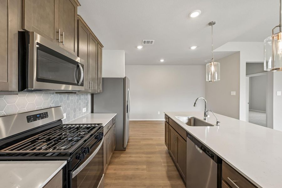 Furnished interior view inside a new home in Heights of Barbers Hill, Baytown (Image 13).
