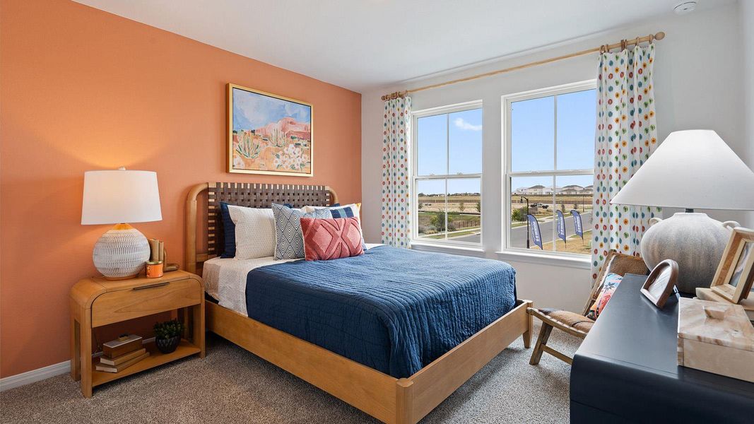 Furnished interior view inside a new home in Avery Centre, Round Rock (Image 29).