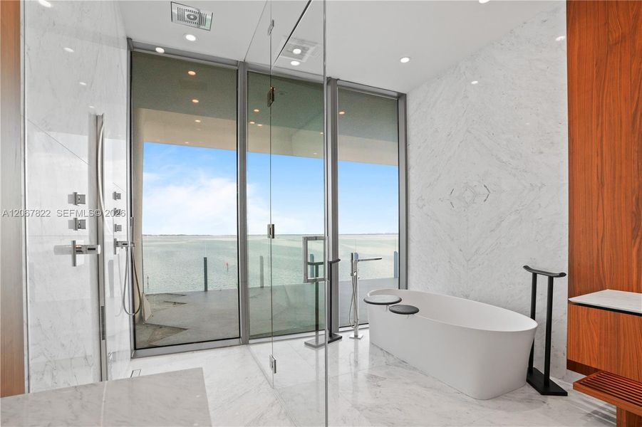 Furnished interior view inside a new home in , Miami (Image 17).