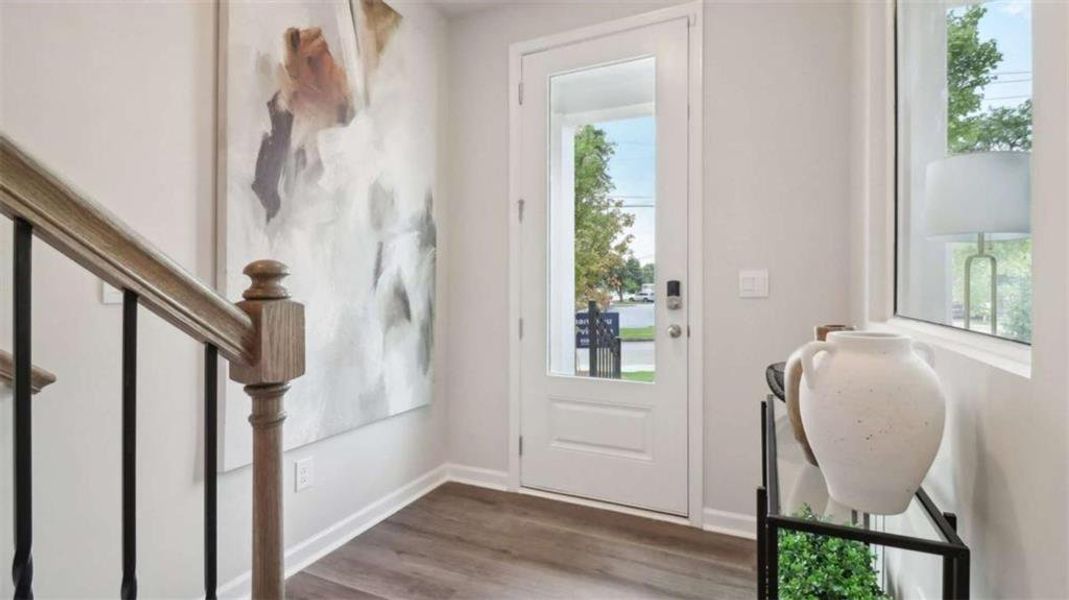 Furnished interior view inside a new home in Overlook at Peachtree Corners, Peachtree Corners (Image 16).