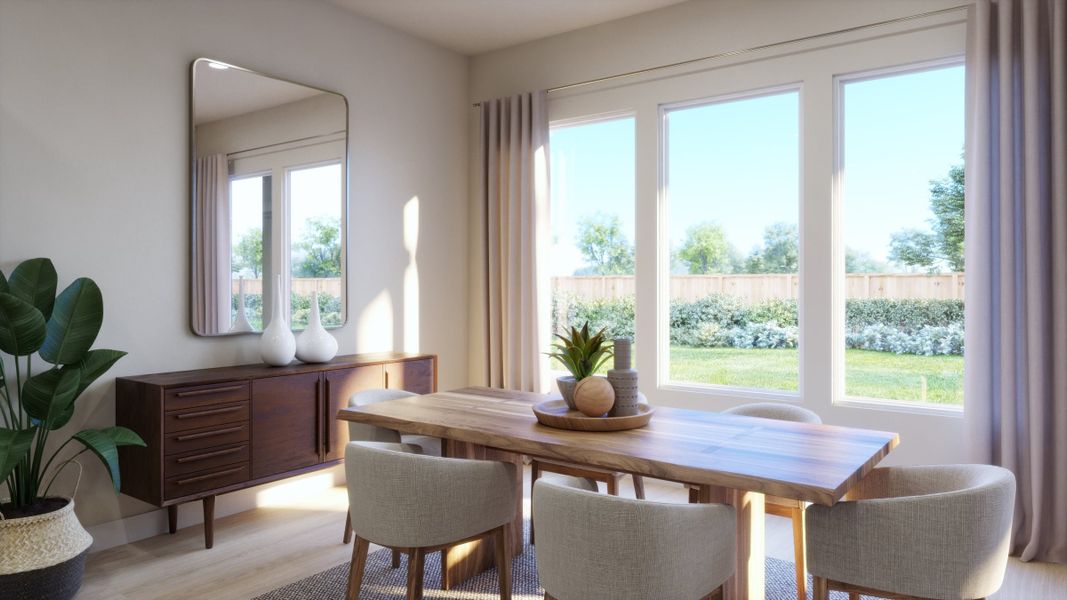 Representative furnished interior of a home built from the 5052 by Risewell Homes in Freedom at Anthem, Kyle (Image 7).