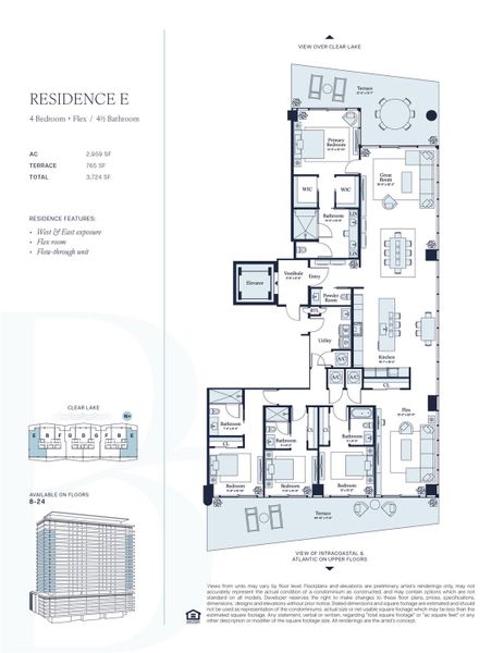 2D floor plan layout of this home in , West Palm Beach, FL (Image 3).