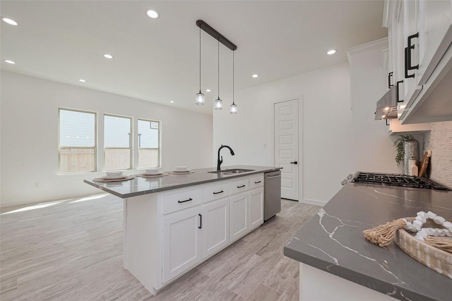 Furnished interior view inside a new home in , Houston (Image 7). Furnished interior view inside a new home in , Houston (Image 7).