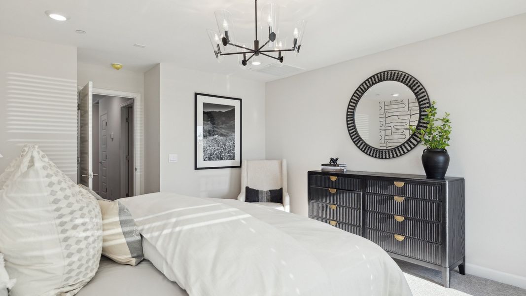 Furnished interior view inside a new home in The Buttes at Mystic, Peoria (Image 18).