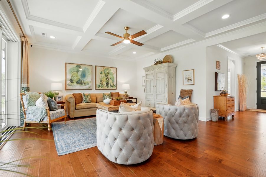 Representative furnished interior of a home built from the Harper by Niblock Homes in Red Hill, Concord (Image 6).