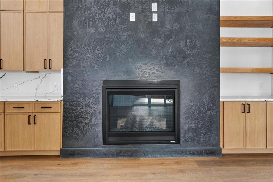 Close-up of interior finishes inside a home in , Dallas (Image 21).