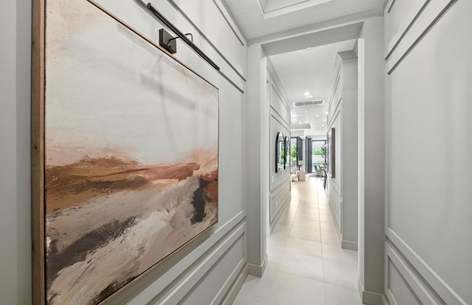 Spacious, unfurnished interior of a new home in The Reserve at Eastpointe, Palm Beach Gardens (Image 15). Spacious, unfurnished interior of a new home in The Reserve at Eastpointe, Palm Beach Gardens (Image 15).