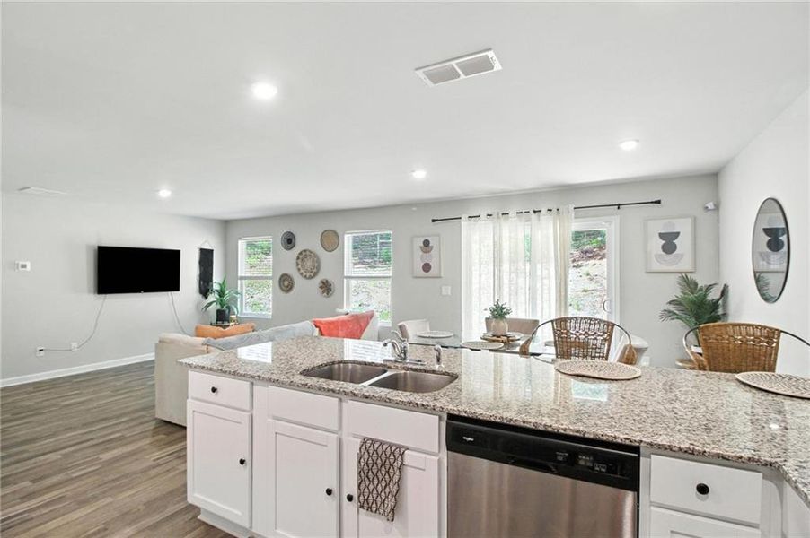 Furnished interior view inside a new home in , Dallas (Image 21).