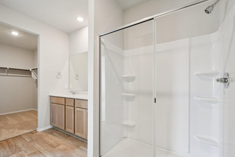 Primary Bath retreat with walk-in shower
