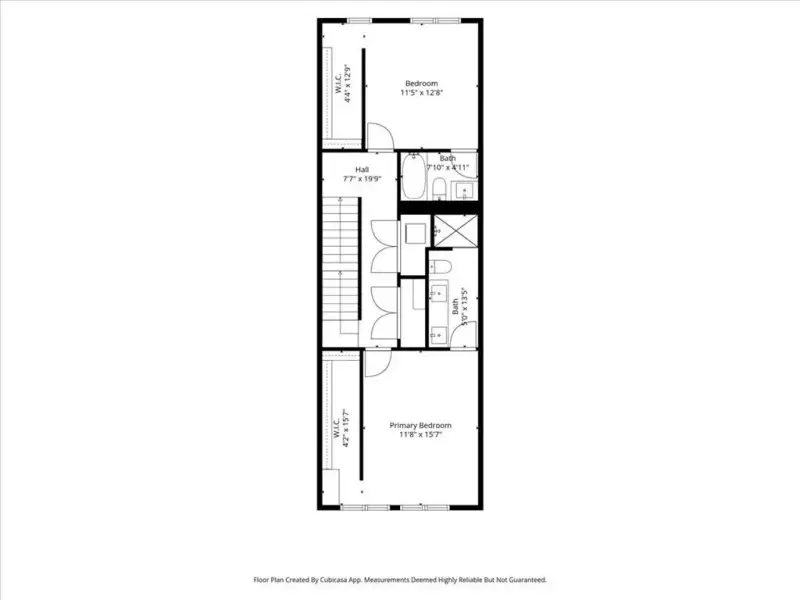 2D floor plan layout of this home in Madison Park, Atlanta, GA (Image 42).