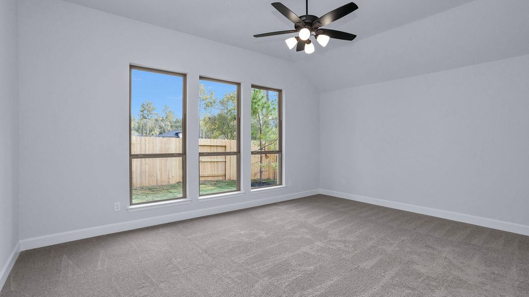 Spacious, unfurnished interior of a new home in Woodhavyn 50', Magnolia (Image 14).