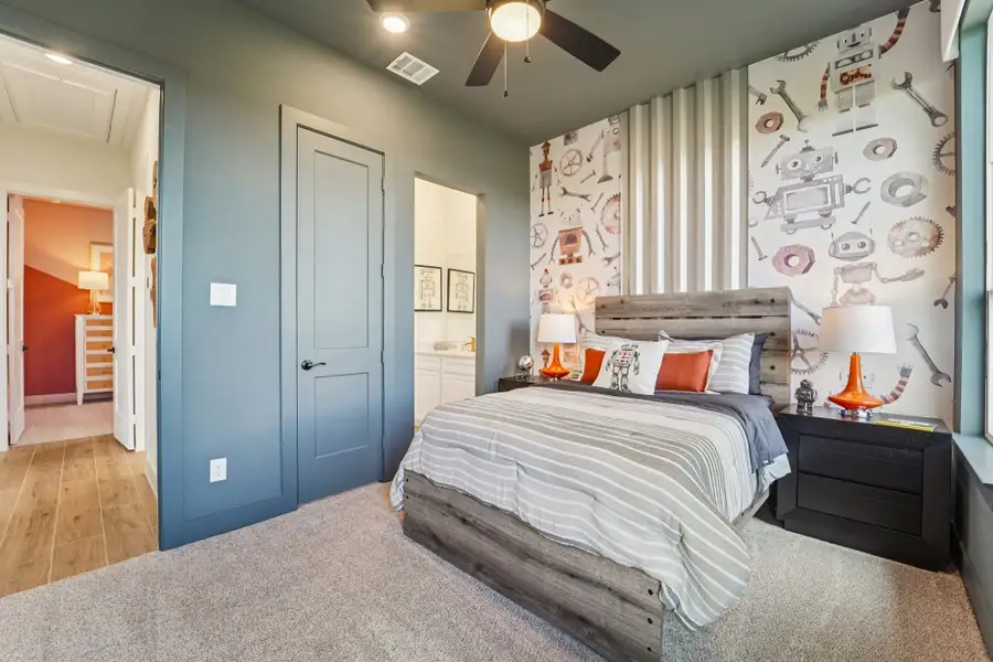 Furnished interior view inside a new home in Wildrye, Waller (Image 41).