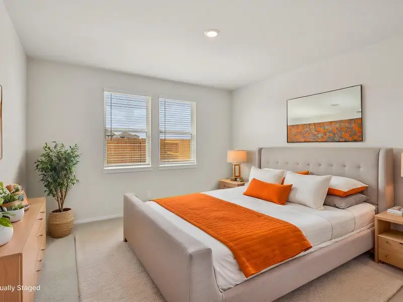 Furnished interior view inside a new home in Heights of Barbers Hill, Baytown (Image 5).