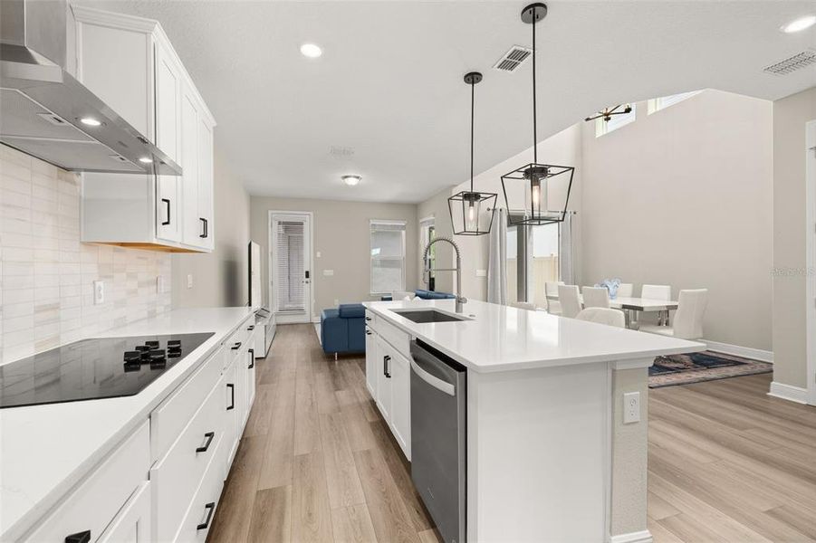 Furnished interior view inside a new home in Highland Ridge, Winter Garden (Image 19).