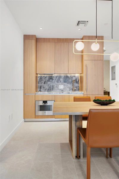 Furnished interior view inside a new home in , Miami Beach (Image 9). Furnished interior view inside a new home in , Miami Beach (Image 9).