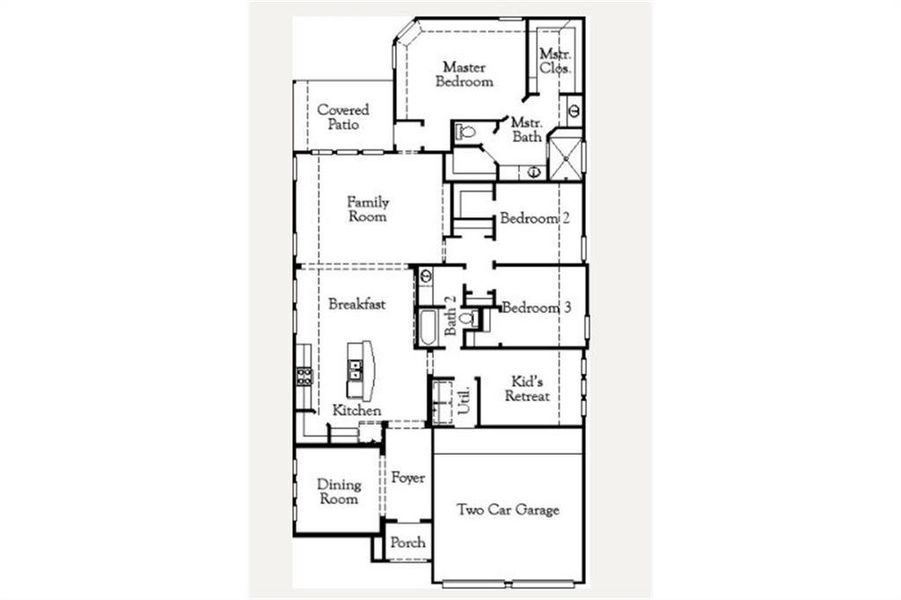 Manvel First Floor Plan