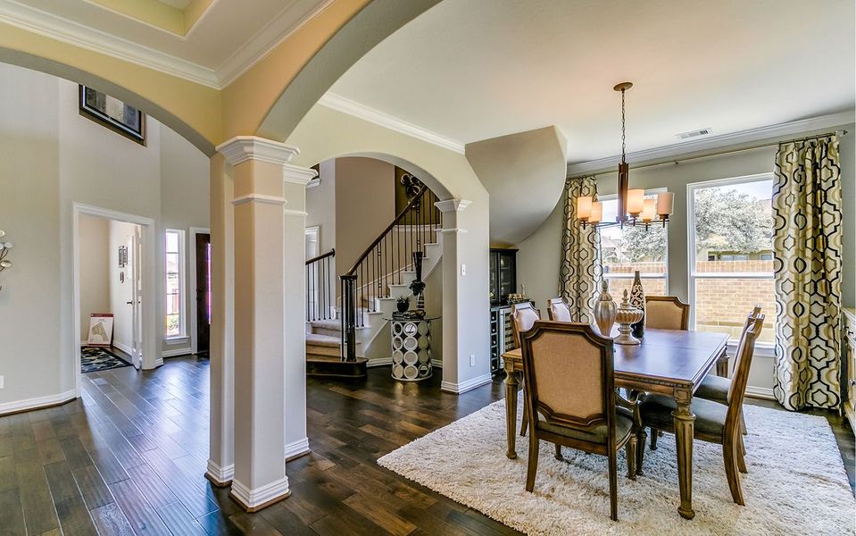 Furnished interior view inside a new home in Marvida, Cypress (Image 8).