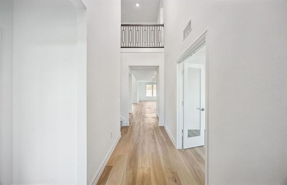 Welcoming entry into home