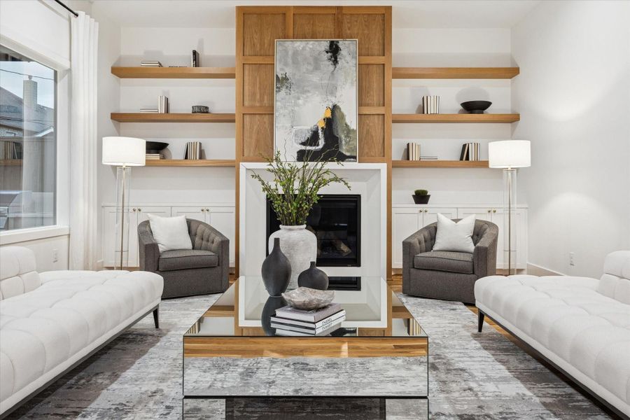 Furnished interior view inside a new home in , Houston (Image 18).