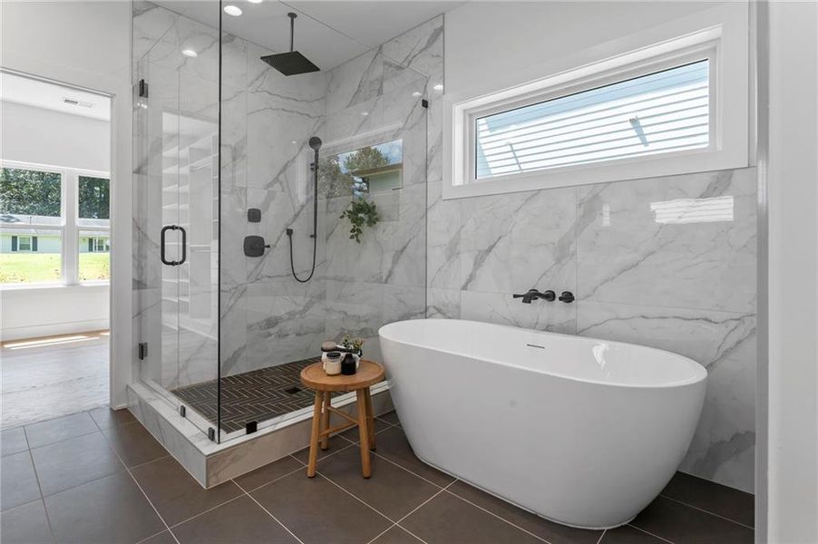 Furnished interior view inside a new home in , Marietta (Image 12).