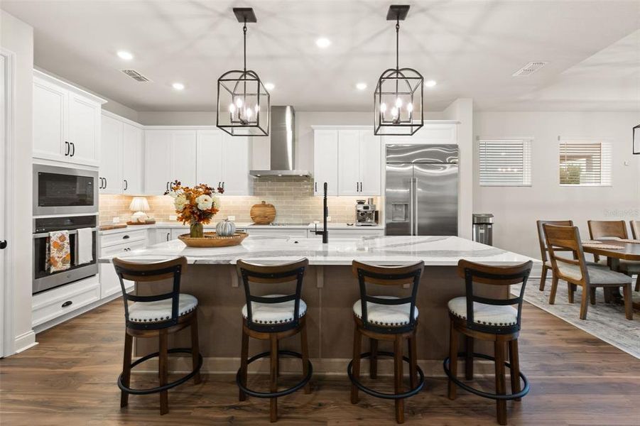 Furnished interior view inside a new home in , Clermont (Image 27). Furnished interior view inside a new home in , Clermont (Image 27).