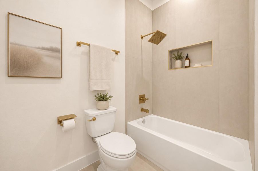 Furnished interior view inside a new home in , Houston (Image 29). Furnished interior view inside a new home in , Houston (Image 29).